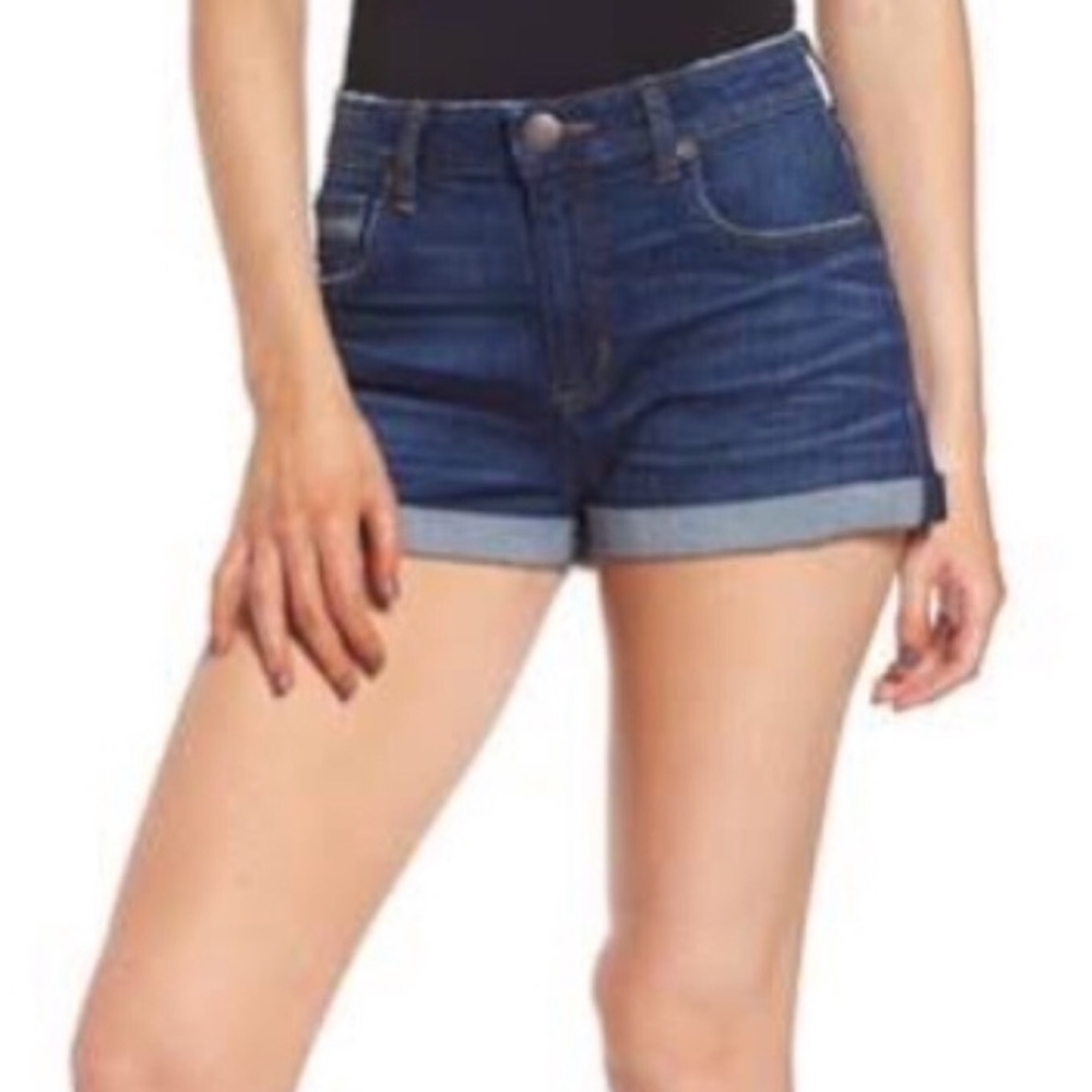 STS high rise jean short shorts